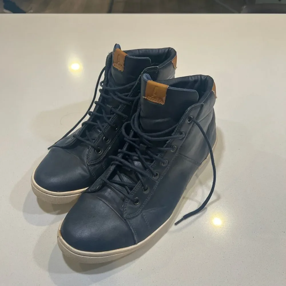 Aldo Blue‎ Leather Boots - Mens 13